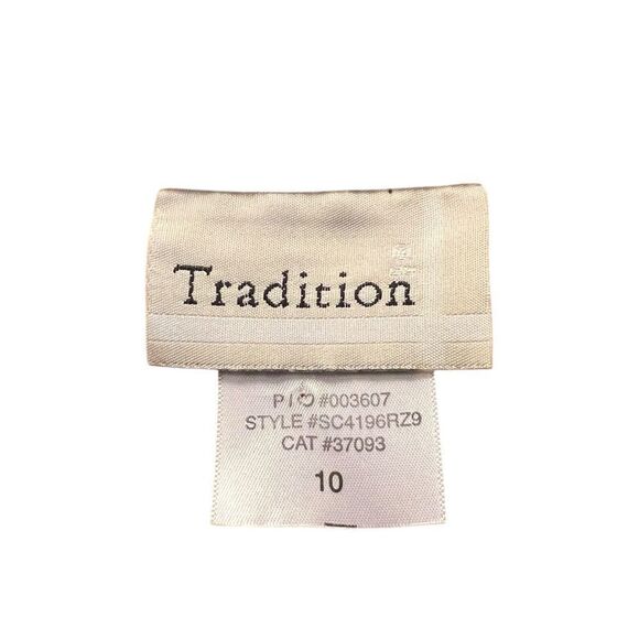 Tradition full zip paisley printed coat. Size 10 - Picture 3 of 8